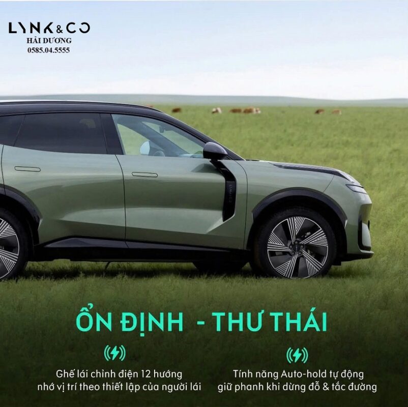 Không cần phải tự tay điều chỉnh ghế ngồi sao cho phù hợp mỗi khi chuẩn bị - Lynk & Co 08 EM-P luôn ghi nhớ thay bạn.